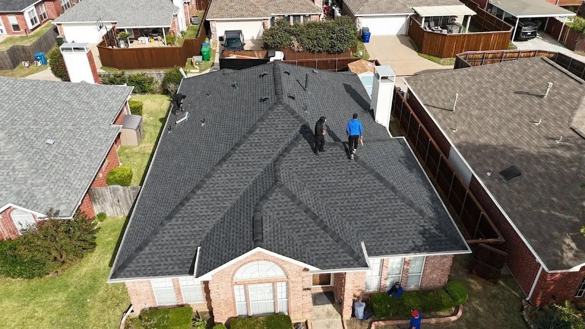 Slate & Tile Roof Repair work in progress on a Ventnor City property